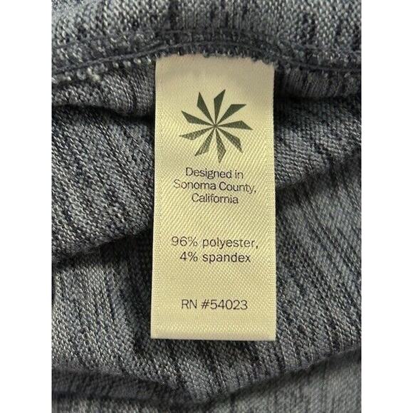 Athleta Techie Sweat Blissful Poncho Hoodie 3/4 Sleeves Pullover Blue Medium - Picture 8 of 10